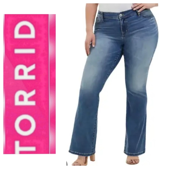 Torrid Blue Boot Cut Jeans - Picture 1 of 7